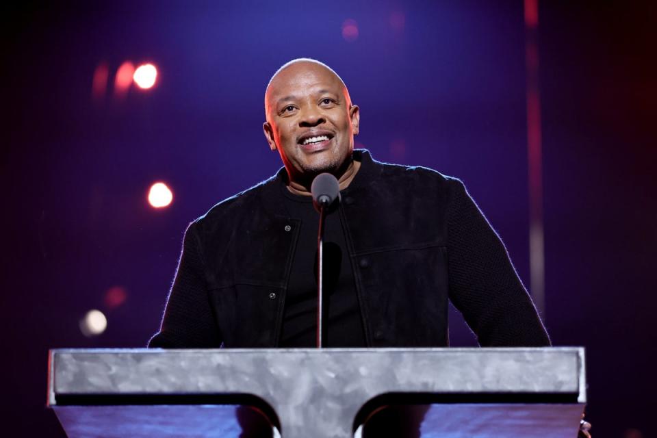 Dr. Dre’s music was used in a social media clip of Republican congresswoman Majorie Taylor Greene (Getty Images for The Rock and Ro)