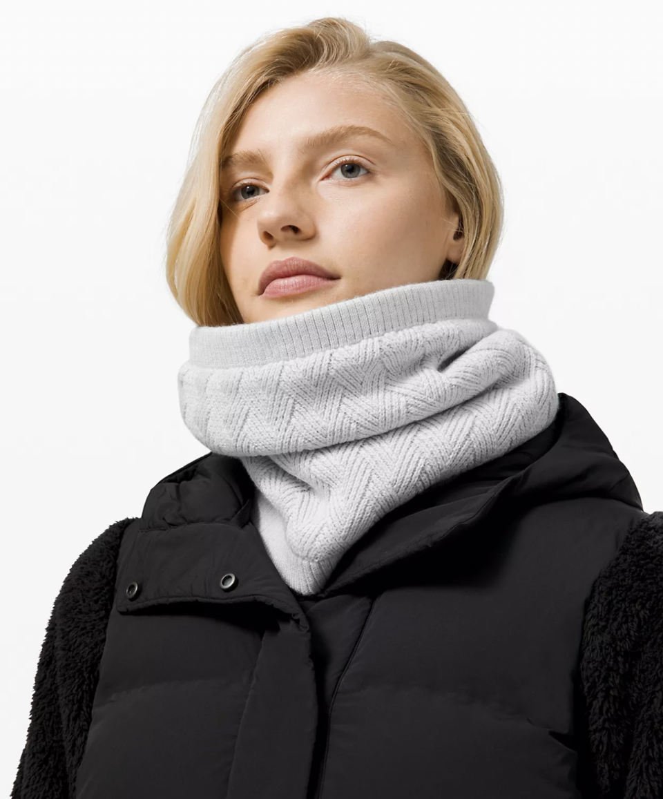 Chevron Knit Neck Warmer (Photo via Lululemon)