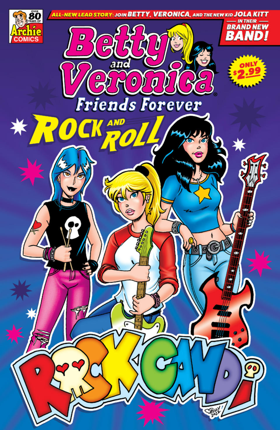 Betty & Veronica Friends Forever: Rock & Roll interior art