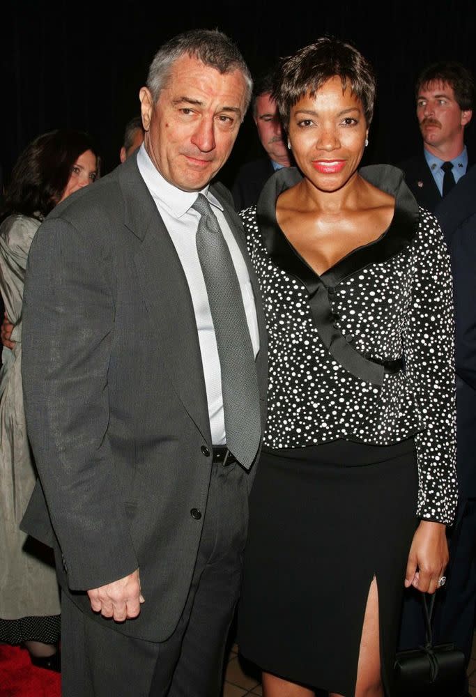 De Niro and Hightower at the 2004 Tribeca Film Festival in N.Y.C.