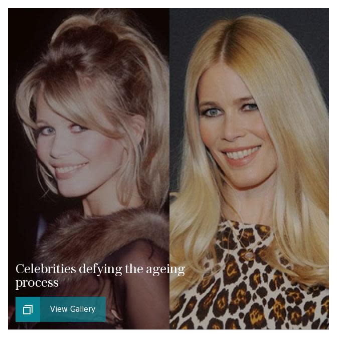 Celebrities defying the ageing process