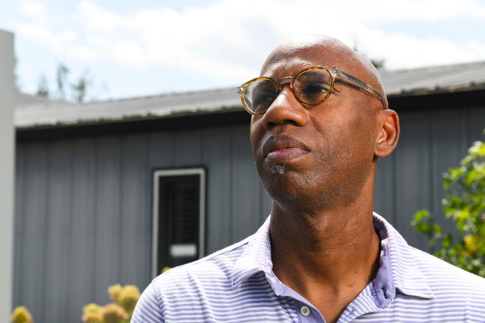 Jerry Blassingame, founder of Soteria Community Development Corporation, poses for a portrait at the Soteria House on Thursday, Aug. 31, 2023.