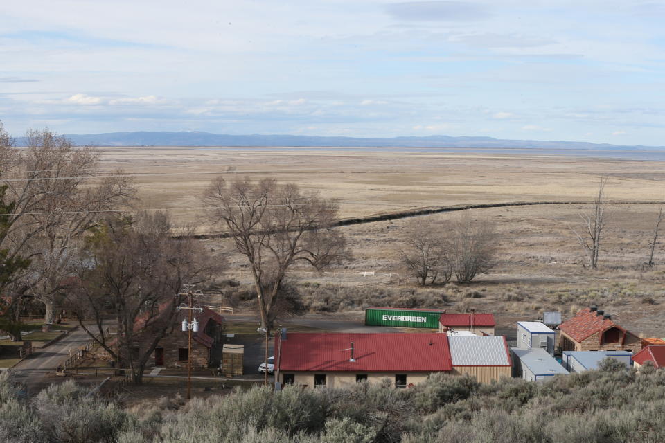 FILE - In this March 23, 2016, file photo, is part of the Malheur National Wildlife Refuge outside of Burns, Ore. The divide in Oregon between the state’s liberal, urban population centers and its conservative and economically depressed rural areas makes it fertile ground for the political crisis unfolding over a push by Democrats to enact sweeping climate legislation. Just three years after armed militia members took over the national wildlife refuge in southeastern Oregon, some of the same groups are now seizing on a walkout by Oregon’s GOP senators to broadcast their anti-establishment message. (Dave Killen/The Oregonian via AP, File)