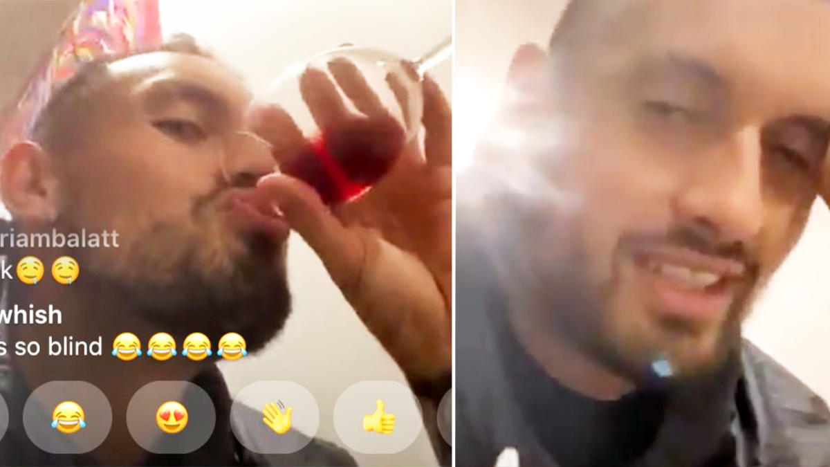 Tennis news Nick Kyrgios drunk during chat with Andy Murray