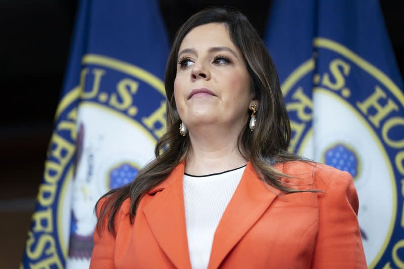 The U.S. House resolution, approved by a vote of 303 to 126 on Wednesday, was introduced by Rep. Elise Stefanik, R-N.Y., who condemned last week's "morally bankrupt testimony" by the presidents of Harvard, MIT and UPenn amid growing anti-Semitism on their campuses. File Photo by Bonnie Cash/UPI