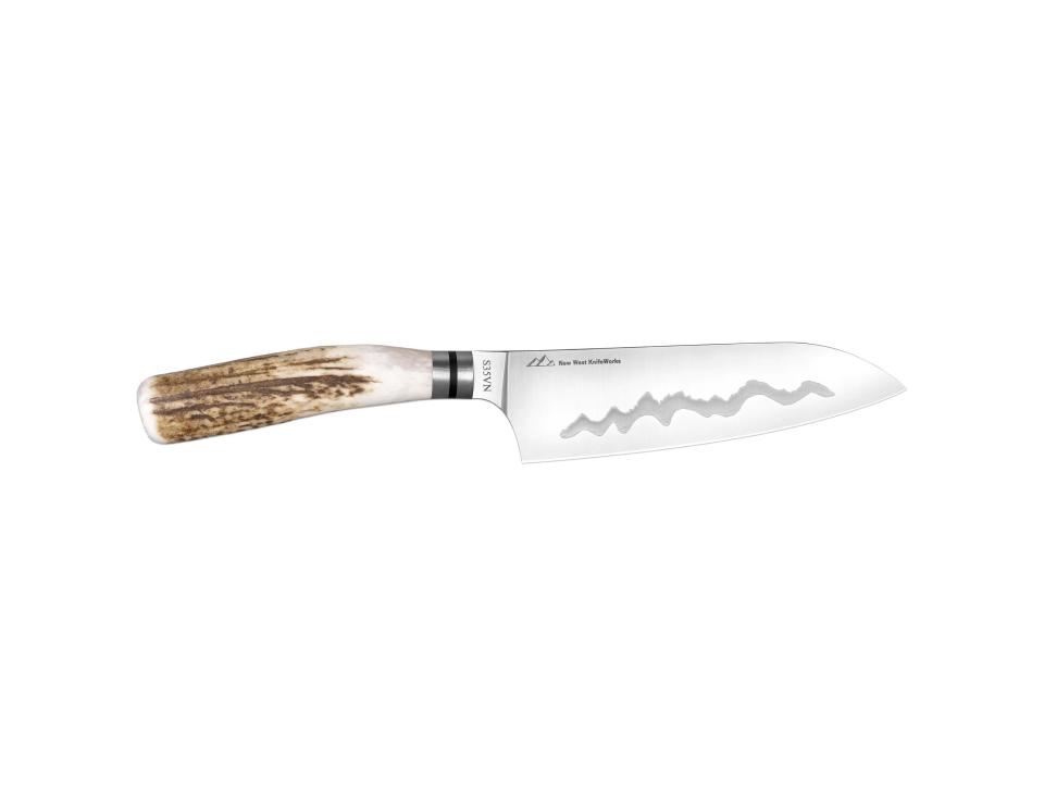 Elk Antler Teton Edge Santoku Knife