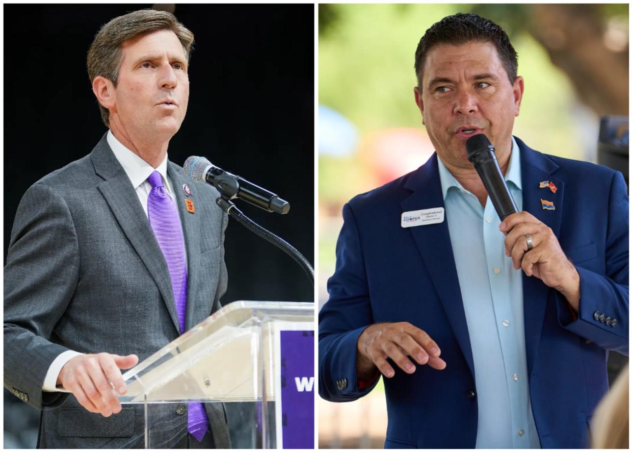 Greg Stanton and Kelly Cooper, candidates for Arizona's 4th congressional district.