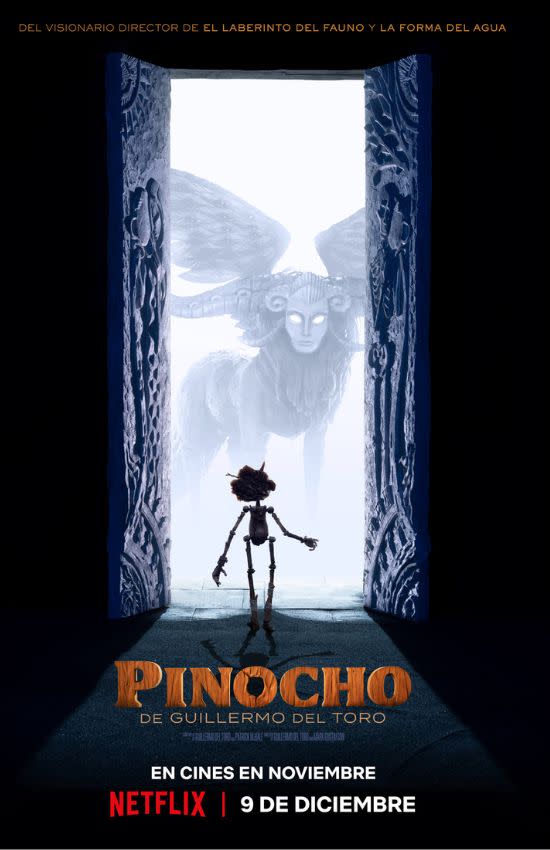 Cartel de Pinocho de Guillermo del Toro