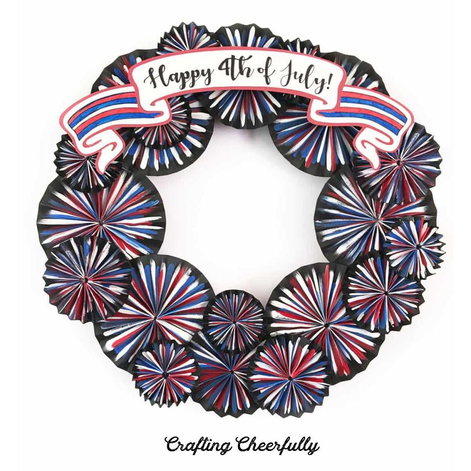 fireworks 4th of july wreaths
