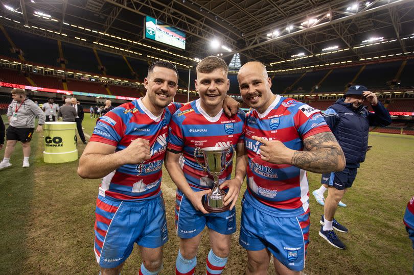 Bargoed RFC won a league and cup double