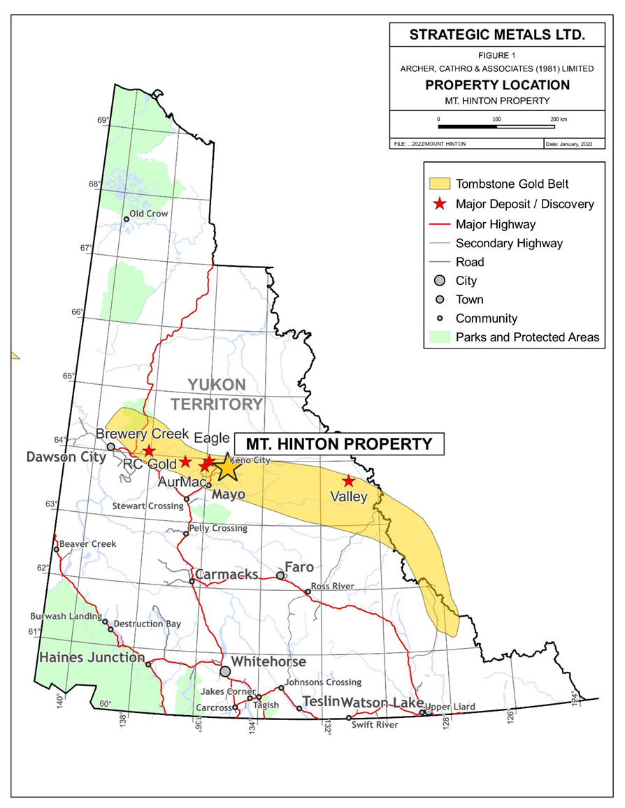 Strategic Metals Ltd., Monday, January 23, 2023, Press release picture