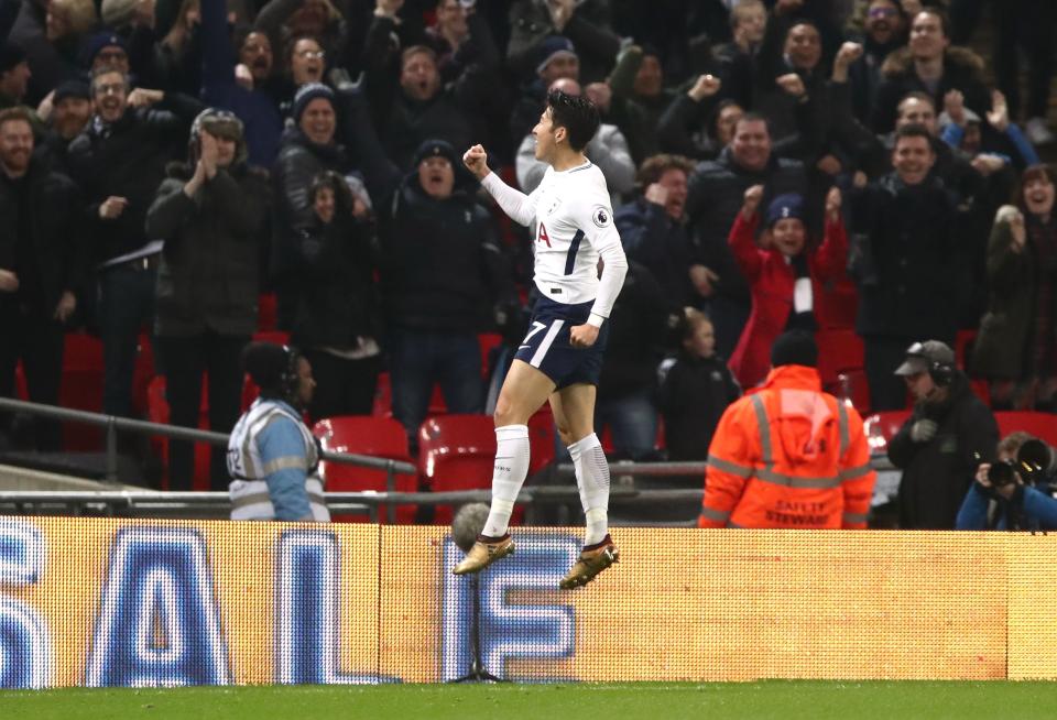 in-form Son set Tottenham on their way