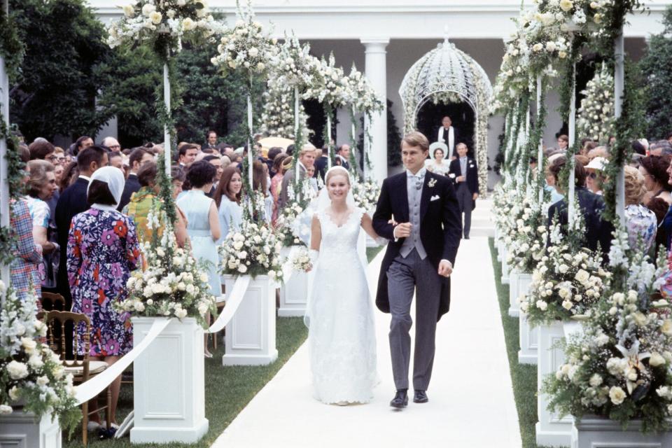 Tricia Nixon and Edward Cox Wedding