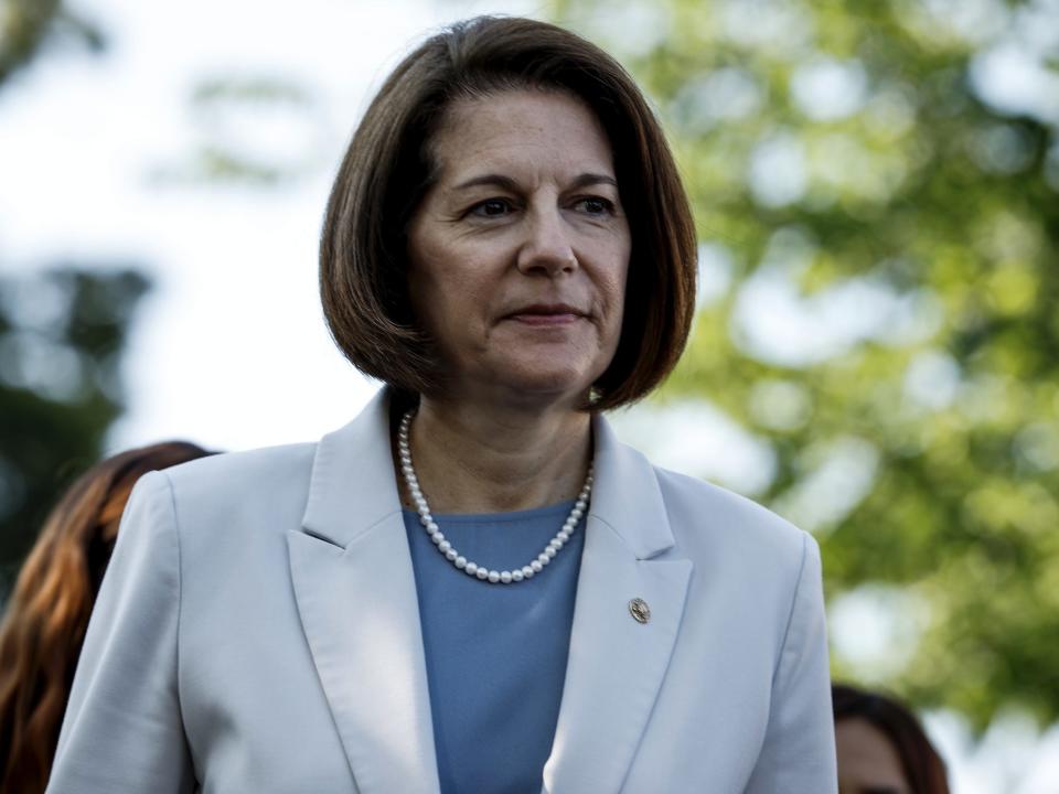 Sen. Catherine Cortez Masto (D-NV) attends a news conference at the U.S. Capitol on June 15, 2022 in Washington, DC.