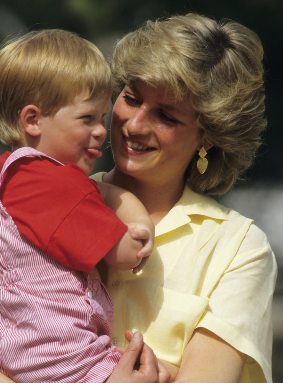 Diana, Princess of Wales with Prince Harry (Georges De Keerle / Getty Images)