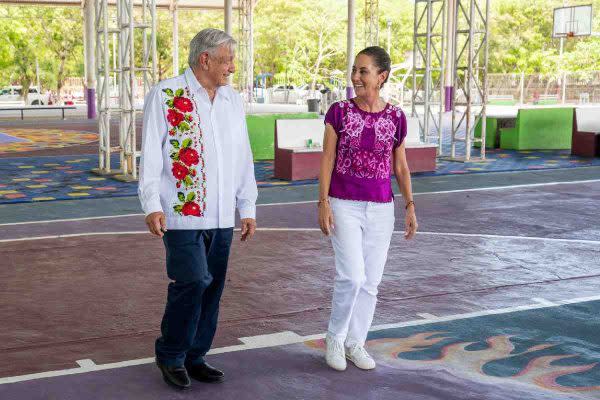 AMLO y Claudia Sheinbaum