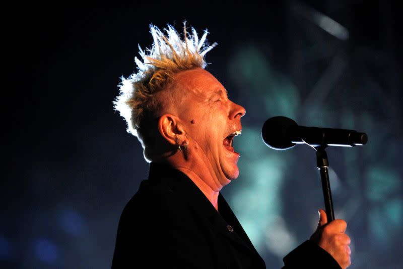 FILE PHOTO: John Lydon of Public Image Ltd. performs at the Coachella Music Festival in Indio
