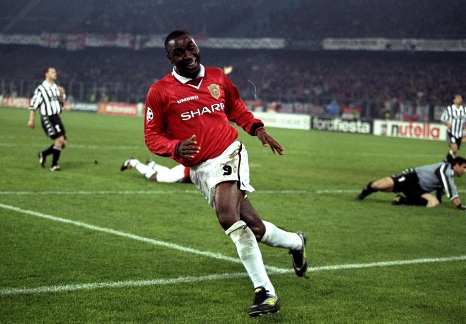 <p>Juventus 2 Manchester 3: Juve led 2-0 in the 1999 Champions League semi-final second leg after a 1-1 draw at Old Trafford. Cue the great fightback that eventually saw Roy Keane and Paul Scholes ruled out of the final. Here, Andy Cole celebrates scoring Manchester United’s third goal in Turin. </p>