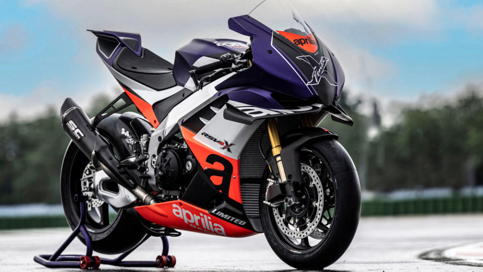 The Aprilia RSV4 XTrenta. - Credit: Aprilia