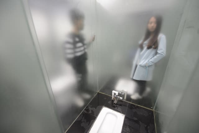 Tourist park in China opens toilet block made of GLASS