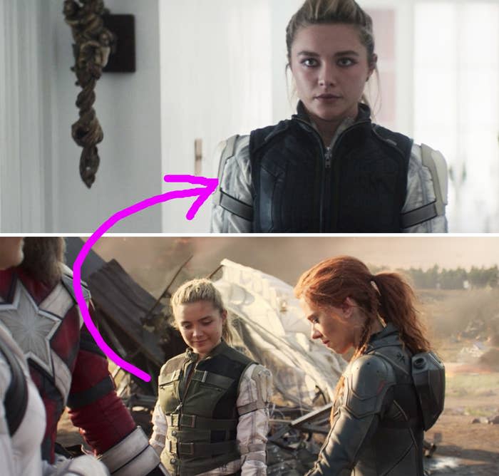 Yelena's vest in Hawkeye vs Black Widow