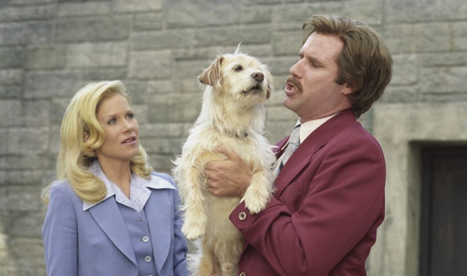 Christina Applegate and Will Ferrell in a still from &lt;i&gt;Anchorman: The Legend of Ron Burgundy&lt;/i&gt;. (Paramount)