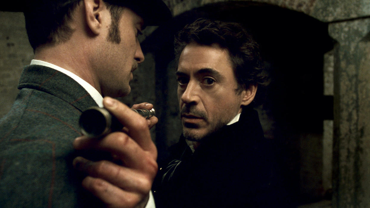  Robert Downey Jr. and Jude Law in 2009's Sherlock Holmes 