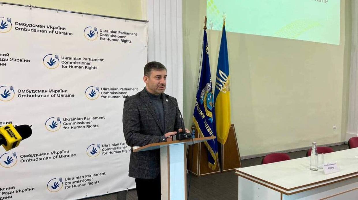 Dmytro Lubients, Ukraine’s Human Rights Commissioner. Photo: Telegram