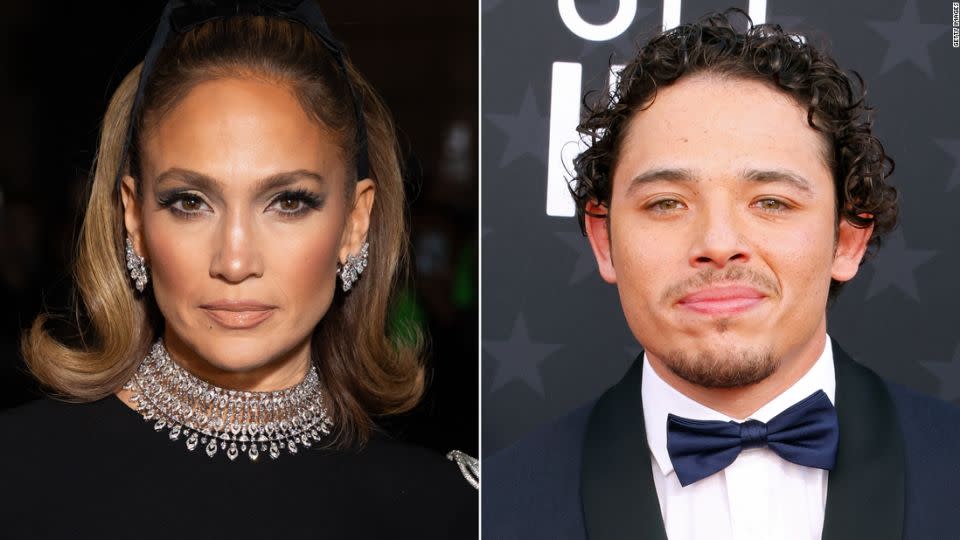 Jennifer Lopez and Anthony Ramos. - Getty Images