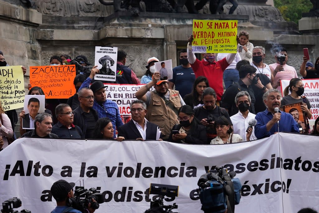 Mexico Journalists Killed (Copyright 2022 The Associated Press. All rights reserved)