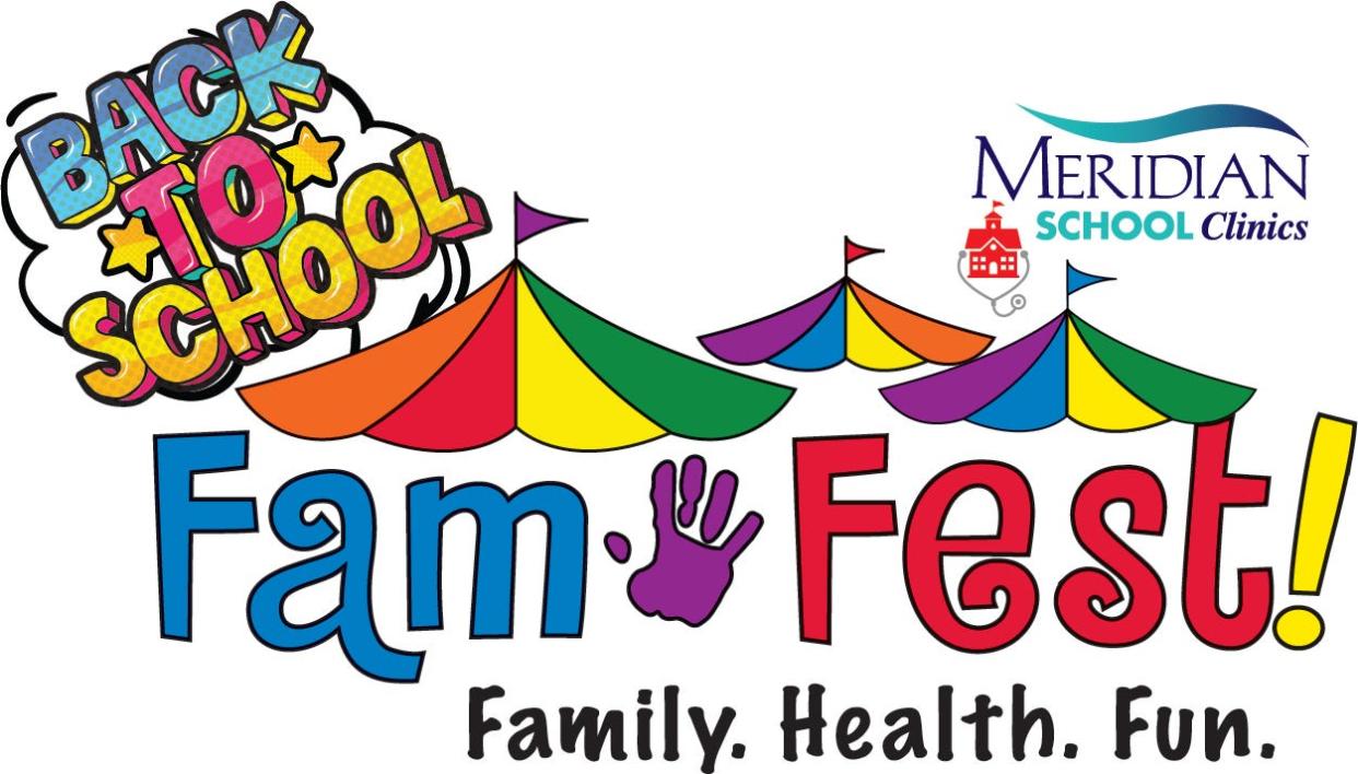 Meridian Health Services' Fam Fest is scheduled for July 14, 2022,  at Southside Middle School.