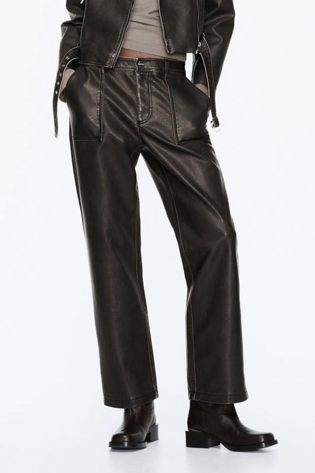 ❤👉 {r*XO} 2024 young girls leather pants 