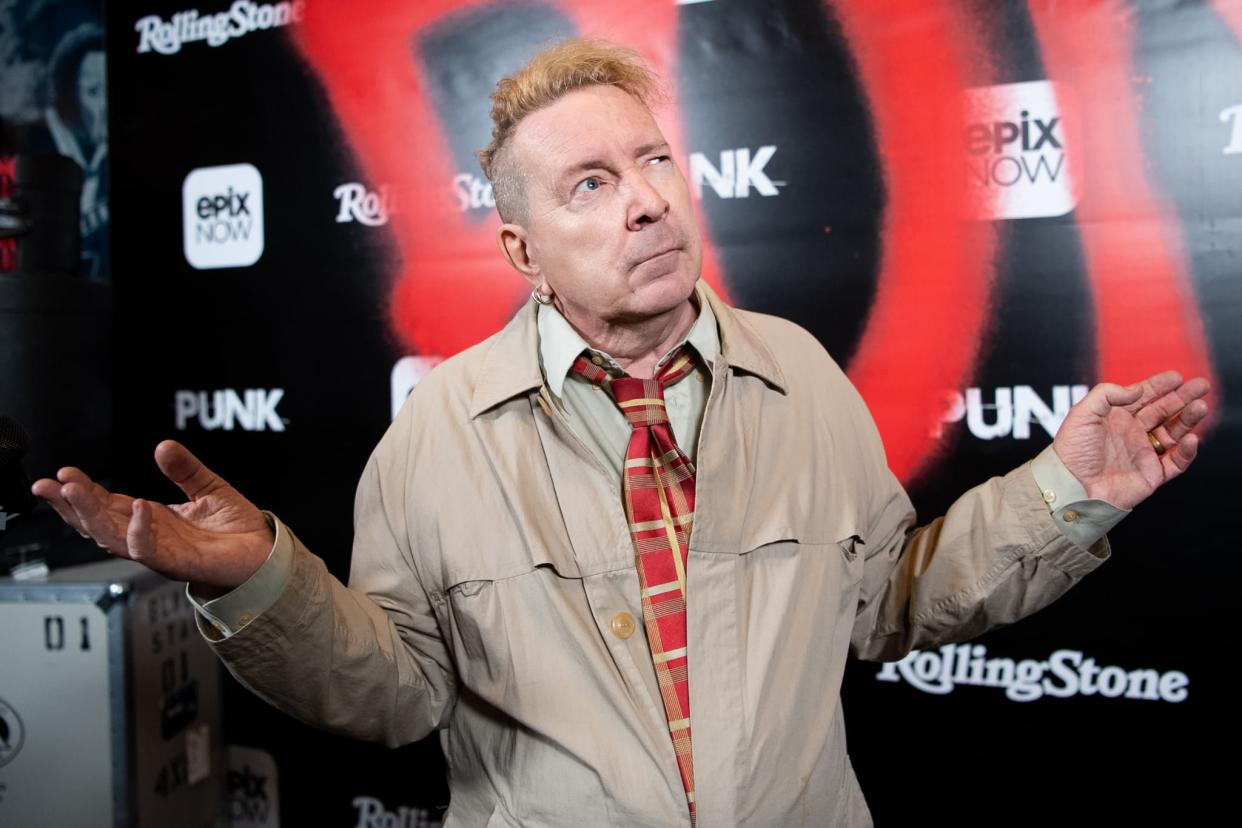 John Lydon, ex-Johnny Rotten des Sex Pistols, en 2019 à Los Angeles, California -  Emma McIntyre- Getty Images - AFP