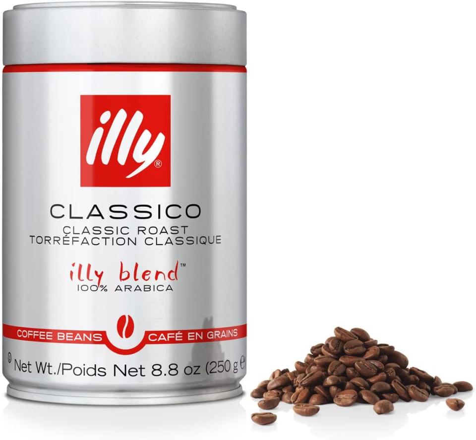illy Classico Whole Bean Coffee. Image via Amazon.