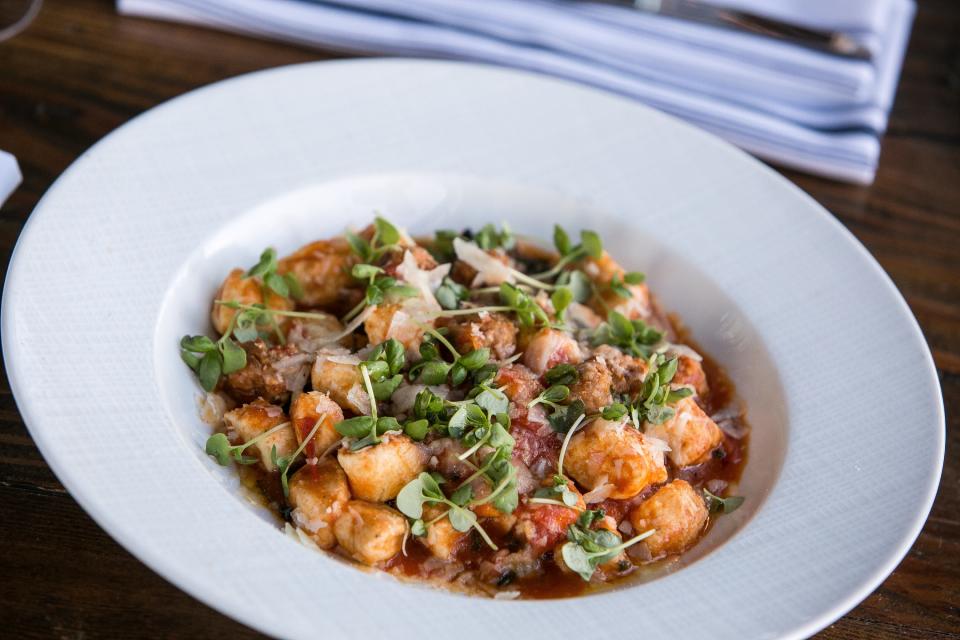 Ricotta gnocchi at Fascino and Batello