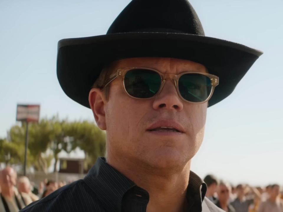 Matt Damon in "Ford v Ferrari" (2019).