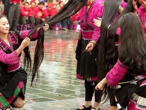 En este pueblo chino, el cabello femenino es símbolo de longevidad, riqueza y buena suerte. Foto: Instagram.com/anahidnews