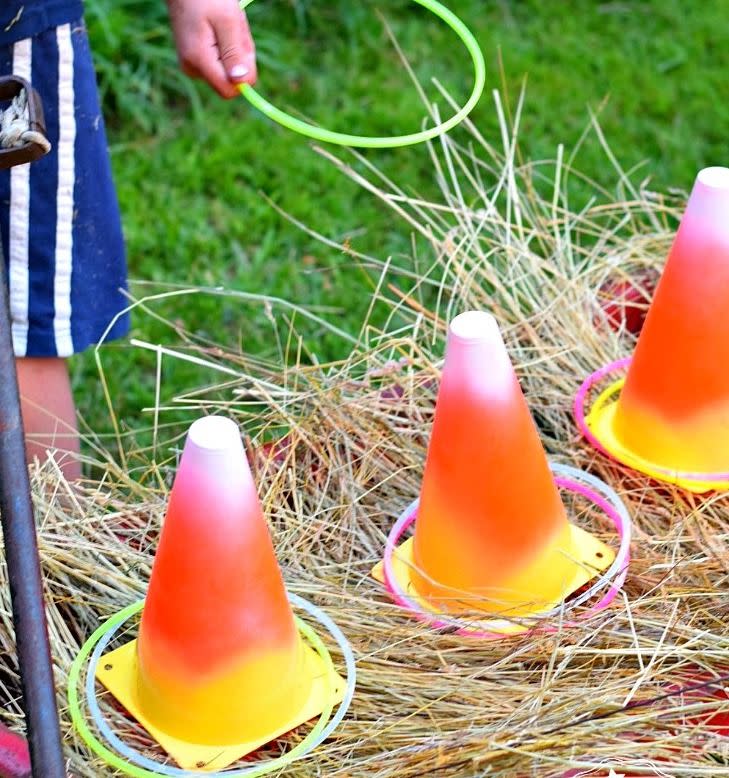 Play Candy Corn Ring Toss