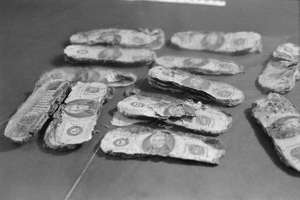 $20 dollar bills used by hijacker db cooper