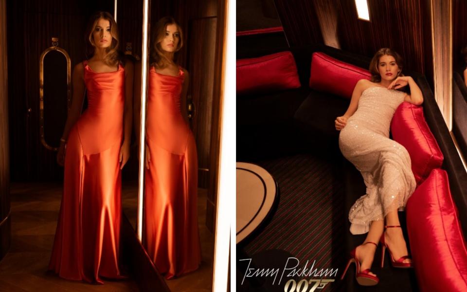 The 'Die Another Day' and 'Casino Royale' dresses inspired by the hit films - Jenny Packham x 007