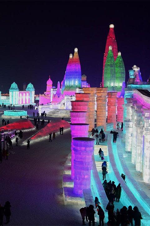 34th Annual Harbin Ice Festival kicks off in style