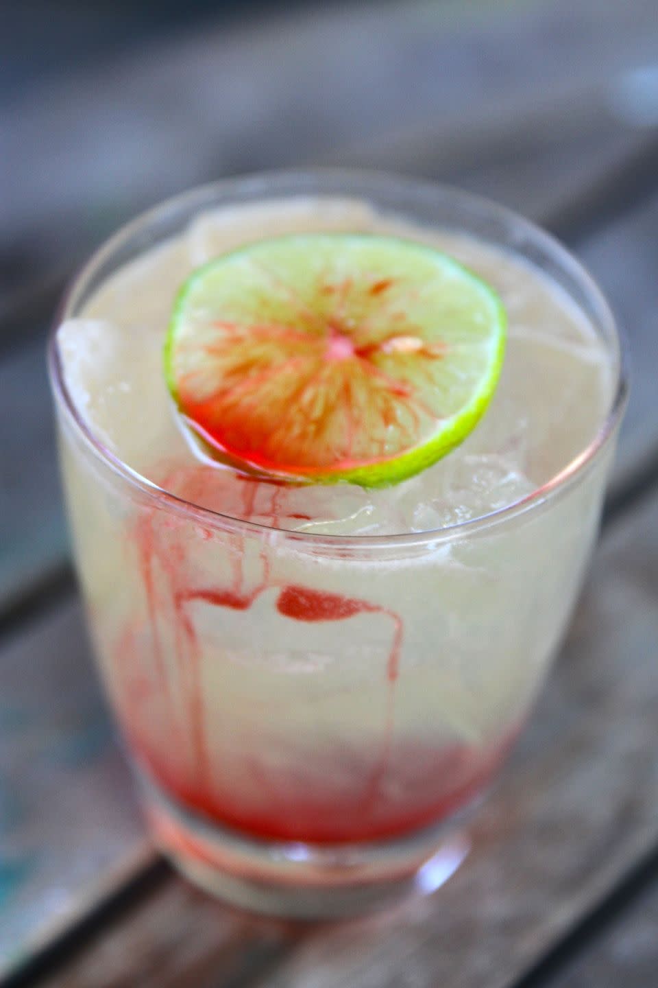 <p><strong>Ingredients</strong><br><br>2 oz silver tequila<br>.5 oz triple sec<br>.75 oz lime juice<br>.75 oz simple syrup (or agave nectar)<br>2 oz ginger beer <br>.5 oz crème de cassis<br></p><p><strong>Instructions</strong></p><p>Shake all ingredients (except the ginger beer and crème de cassis) in a cocktail shaker and strain over ice. Top with ginger beer and stir. Place lime wheel on top of cocktail and pour crème de cassis over the top.</p><p><em>From <a href="https://www.omnihotels.com/" rel="nofollow noopener" target="_blank" data-ylk="slk:Omni Hotels & Resorts;elm:context_link;itc:0;sec:content-canvas" class="link ">Omni Hotels & Resorts</a>' </em><em>Brand Mixologist Kim Haasarud</em></p>