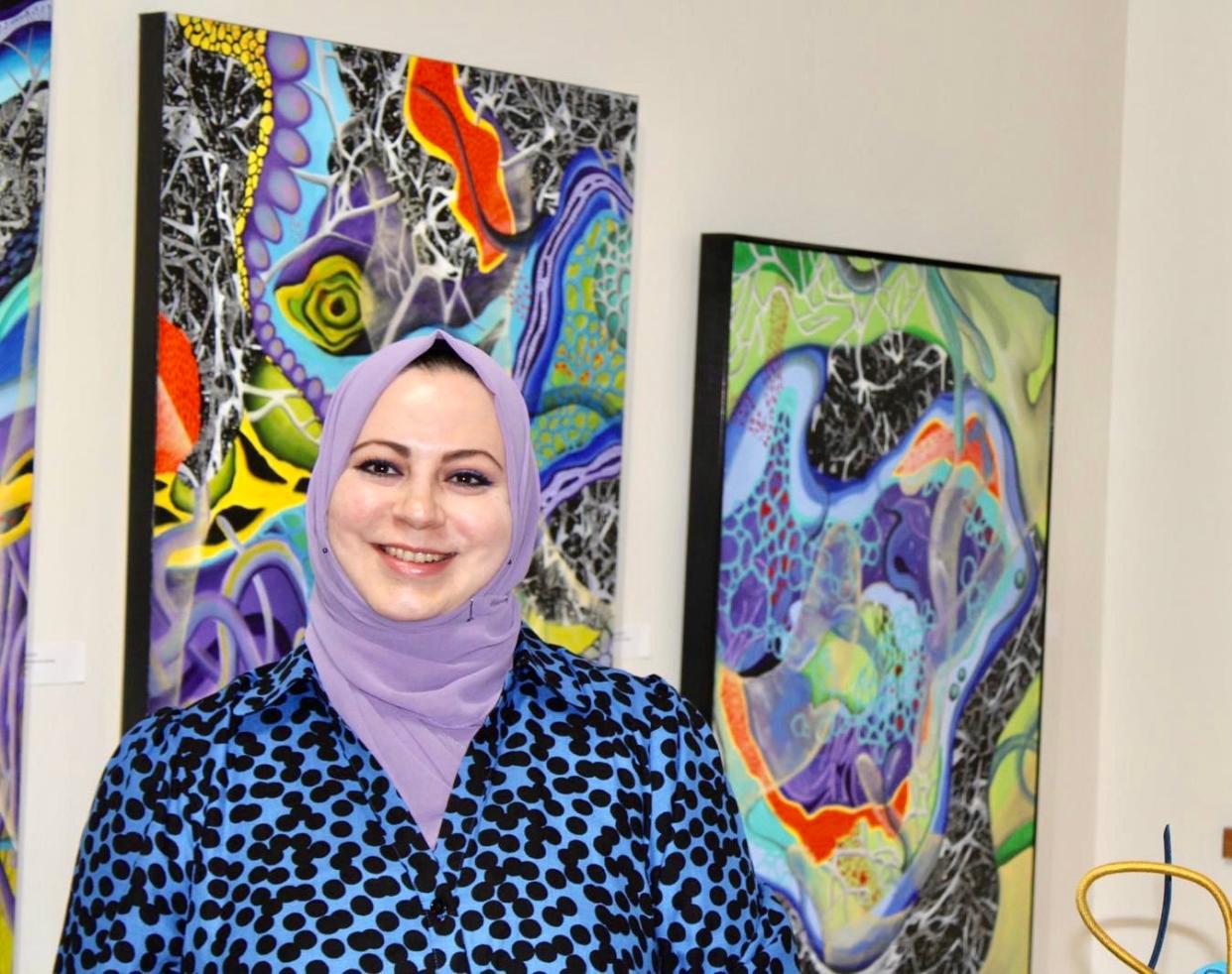 Nadia Alkhun is the owner of NAdiaNA art gallery in Milwaukee. Her upcoming exhibit, "Islamic-Inspired," will be at the gallery from Sept.2-Oct. 21.