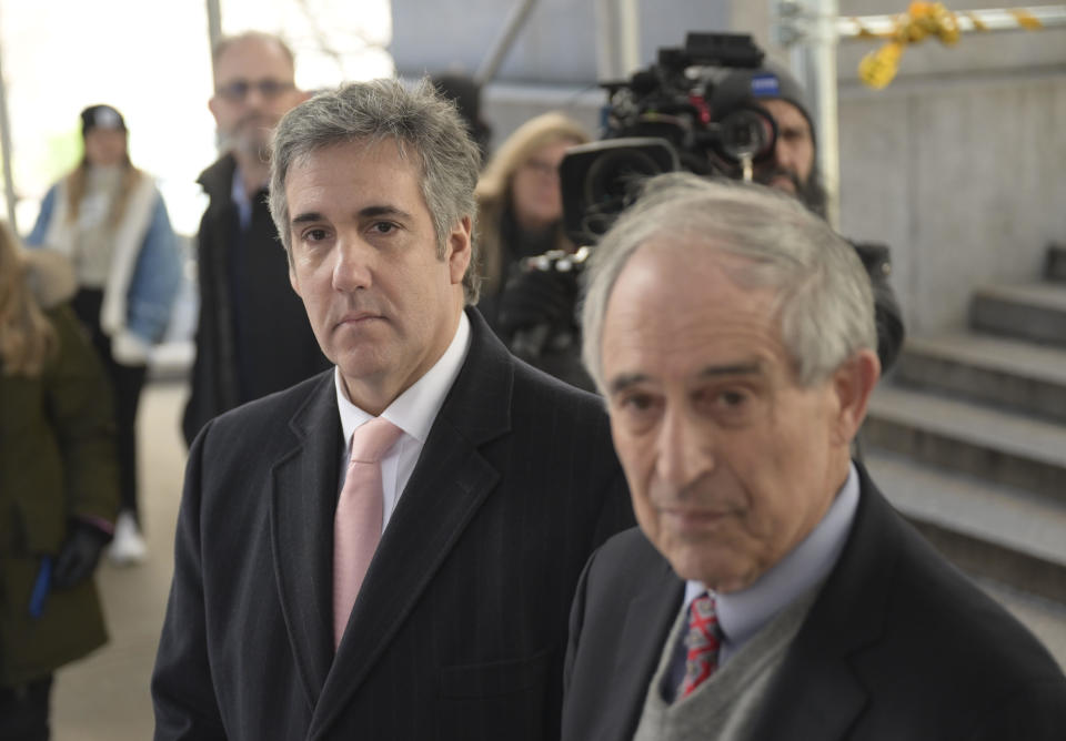 Former Trump lawyer Michael Cohen leaves after testifying before grand jury in Manhattan, New York City on March 15, 2023. / Credit: Fatih Aktas/Anadolu Agency via Getty Images