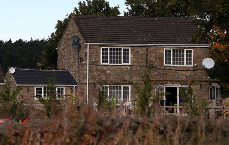 An exterior view of Simon Dowson's home in Consett, Britain, September 30, 2016. Picture taken September 30, 2016. REUTERS/Scott Heppell