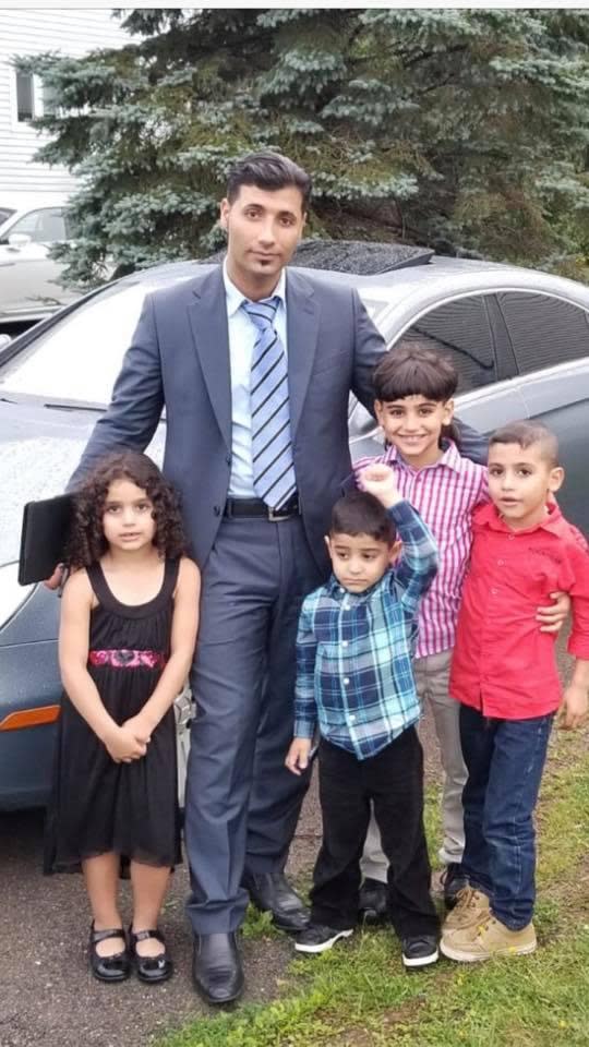 Ibrahim Al Ahmad is the estranged husband of the woman found dead on a secluded road in Outer Cove on Tuesday morning. Police have determined the woman was a victim of homicide. Al Ahmad was already facing multiple charges of assault, forcible confinement and making threats. (Ibrahim Al Ahmad/Facebook - image credit)