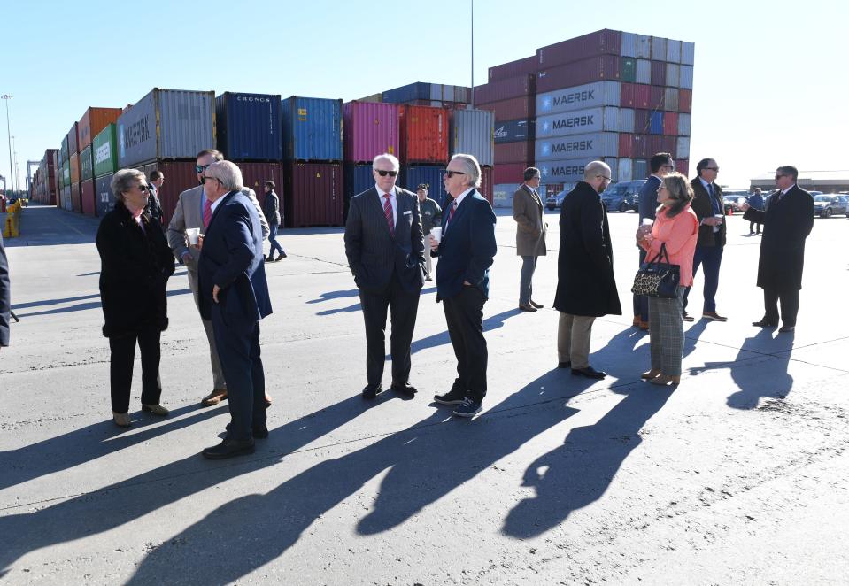On Nov. 18, 2022 the community and South Carolina leaders celebrated the completion of the Inland Port Greer rail expansion. This expansion phase added significant cargo capacity to the port.  South Carolina leaders talked about how the port's infrastructure drives economic growth in the Upstate and South Carolina. 