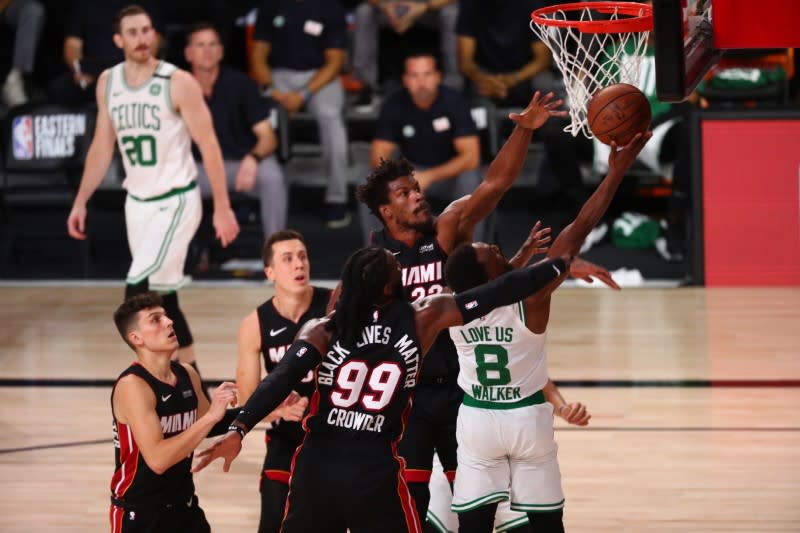 NBA: Playoffs-Boston Celtics at Miami Heat