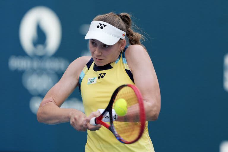 Elena Rybakina, de 24 años, quedó como gran favorita en Miami tras las eliminaciones tempranas de Swiatek, Sabalenka y Gauff