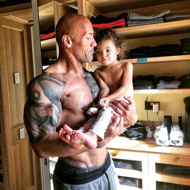 Dwayne 'The Rock' Johnson Fishes for Mermaids with Daughter Tiana